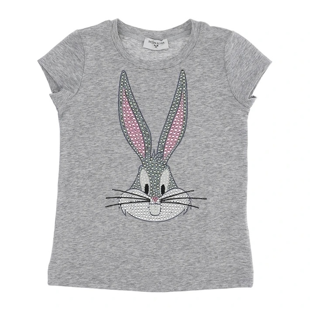MONNALISA BUGS BUNNY EMBELLISHED TEE
